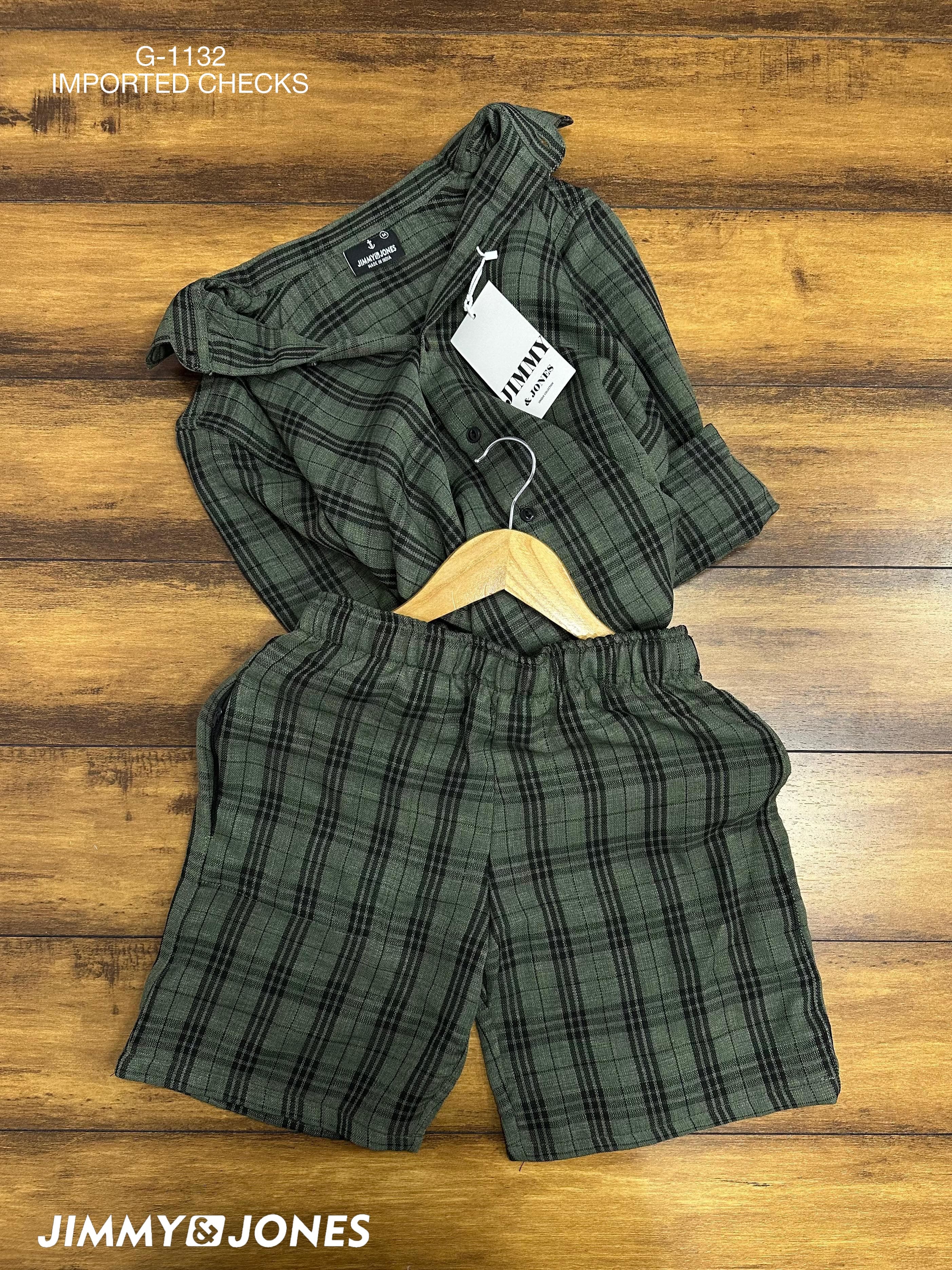 Jimmy & Jones G-1132 Imported Checks Co-Ord Set