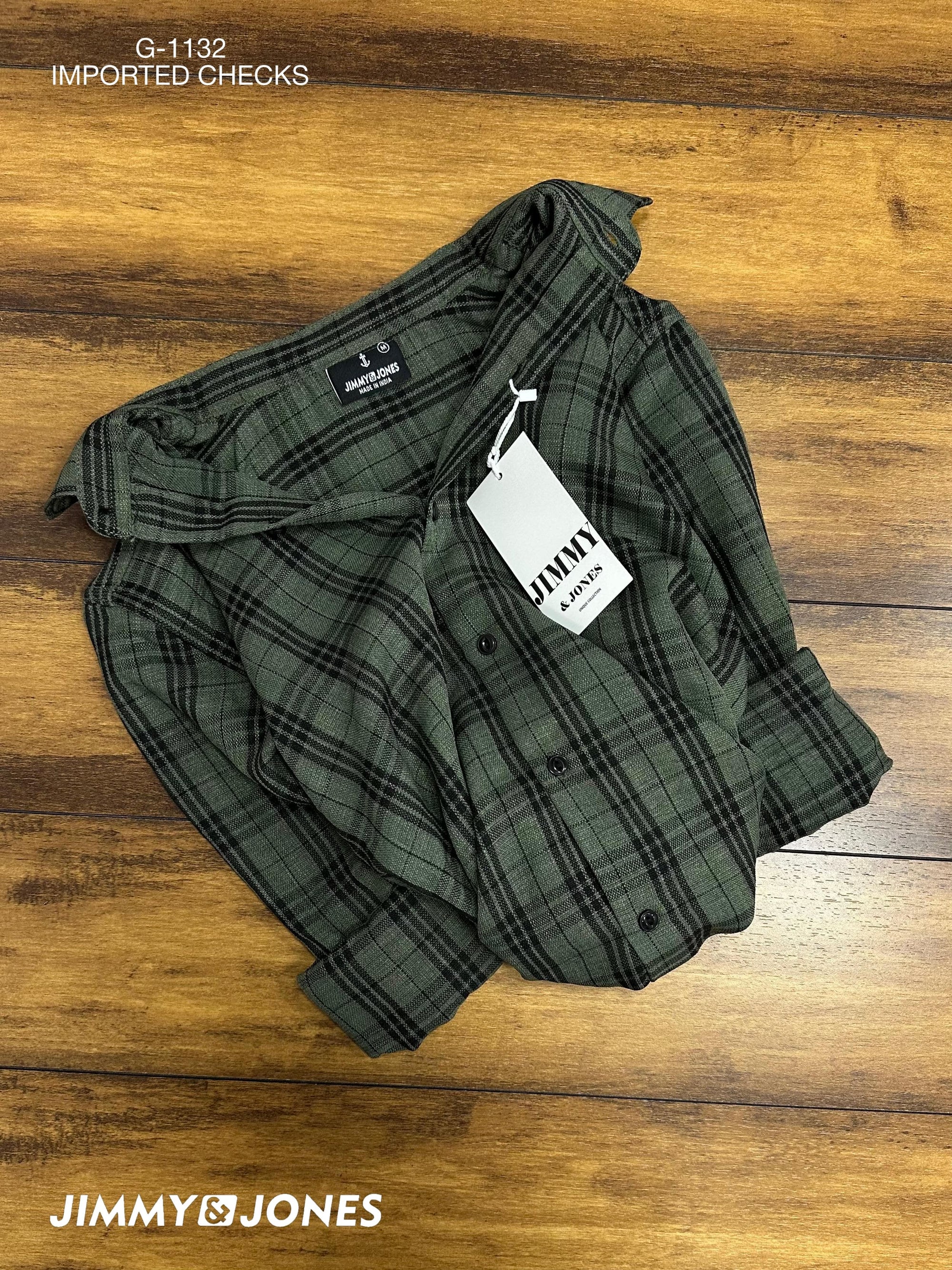 Jimmy & Jones G-1132 Imported Checks Co-Ord Set