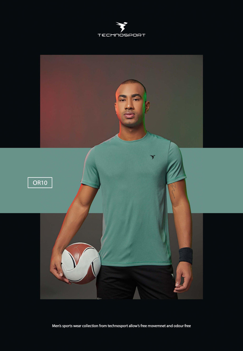 Technosports half sleeve T-shirt