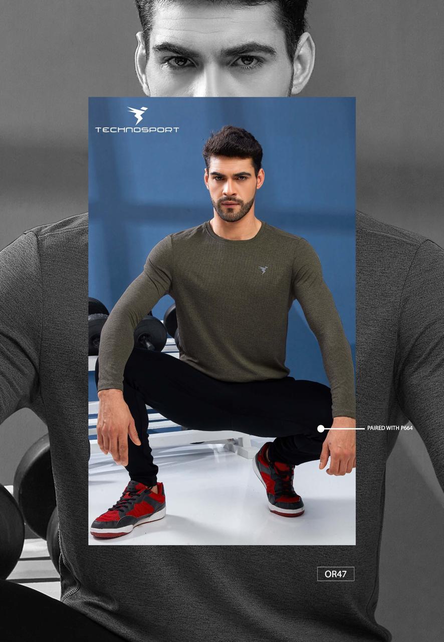 Men Heathered Slim Fit Crew-Neck T-Shirt