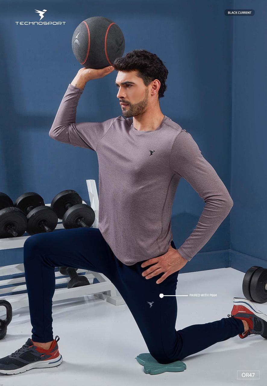 Men Heathered Slim Fit Crew-Neck T-Shirt