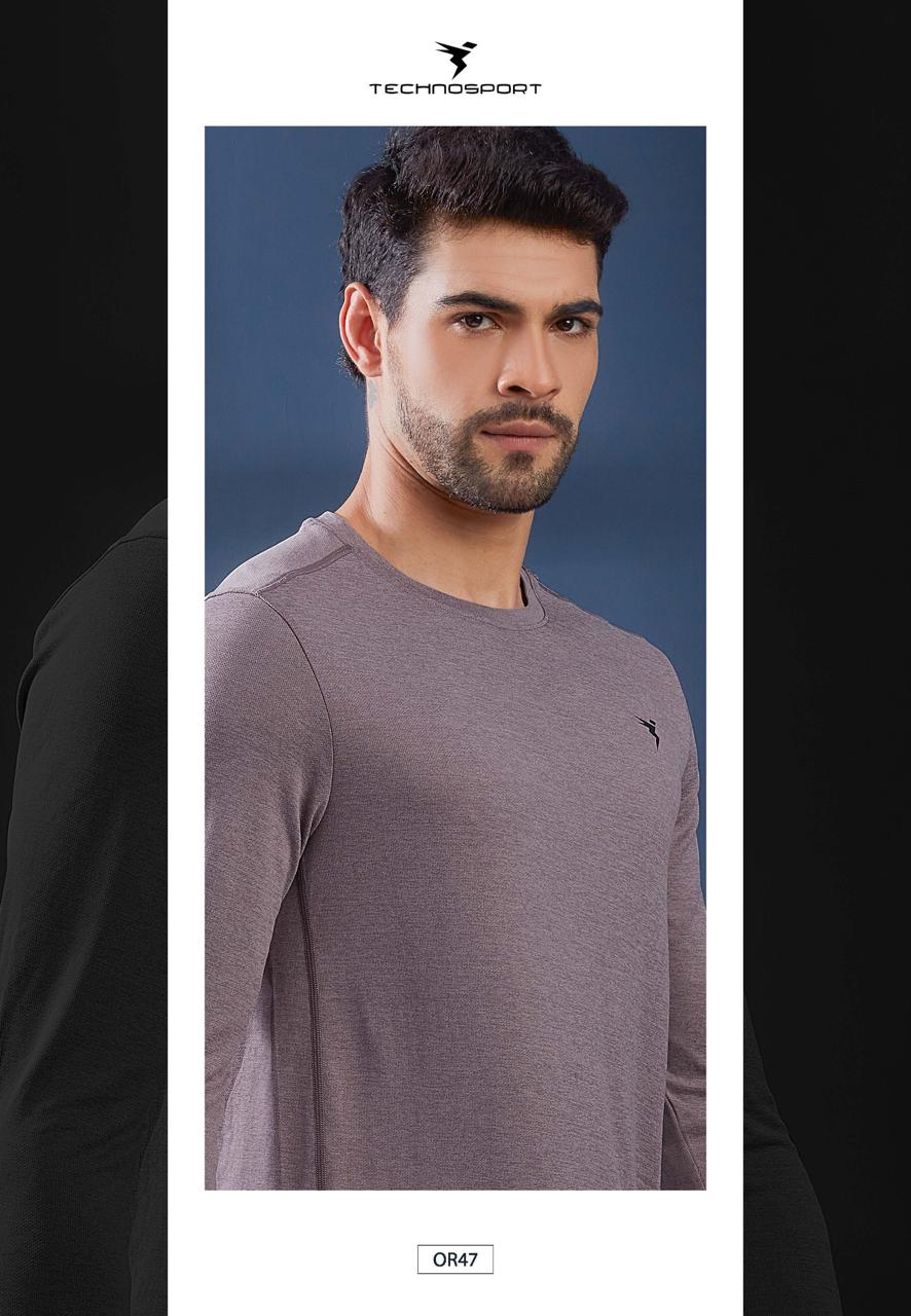 Men Heathered Slim Fit Crew-Neck T-Shirt