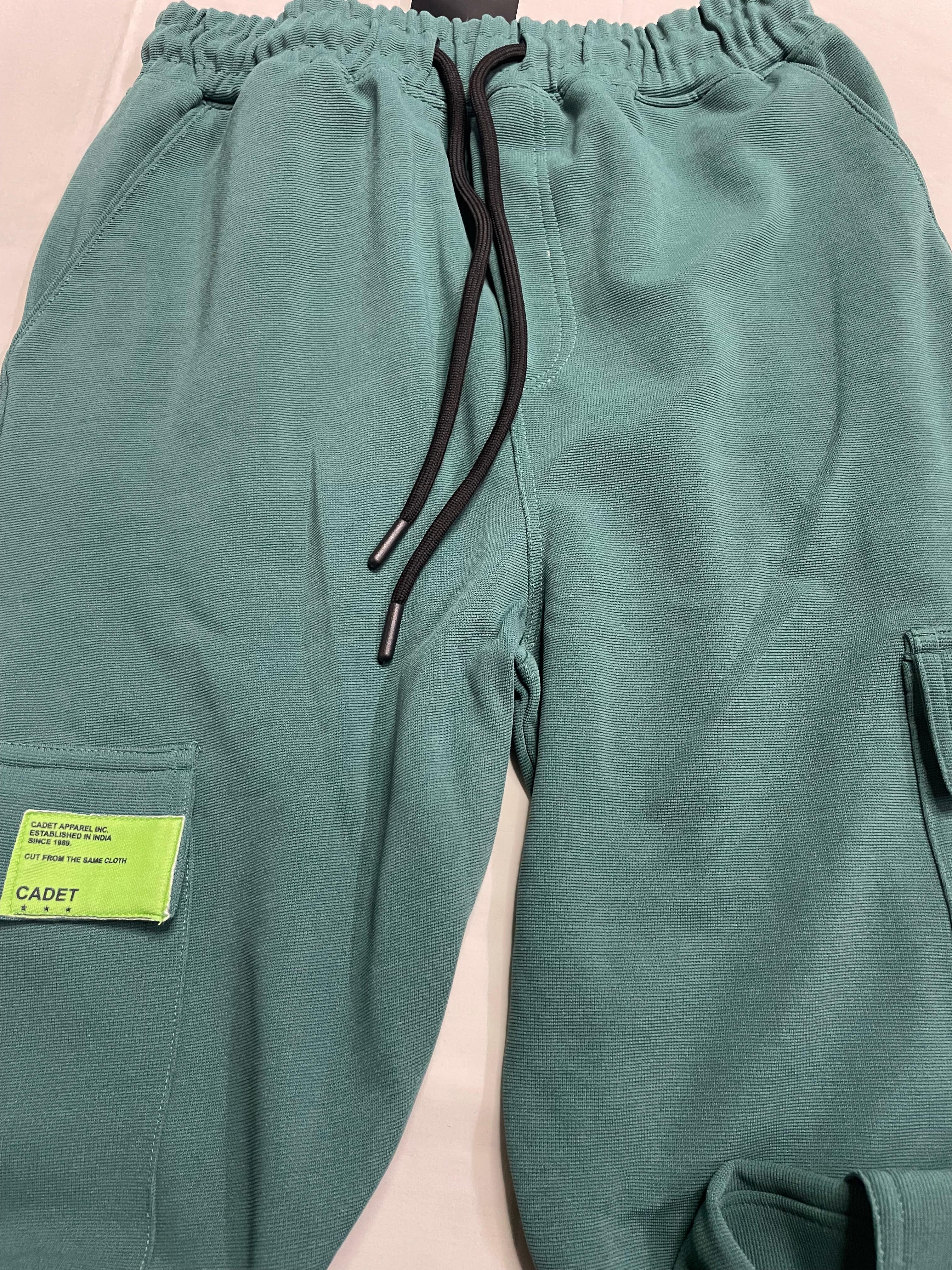 Men’s Dark Grey Cargo Track Pants