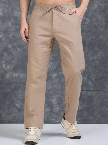 Men’s Linen Blend Trousers.